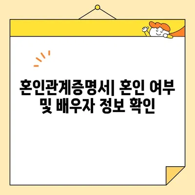 기본증명서 인터넷 발급 가이드| 종류별 차이점 비교 & 발급 방법 총정리 | 주민등록등본, 초본, 가족관계증명서, 혼인관계증명서