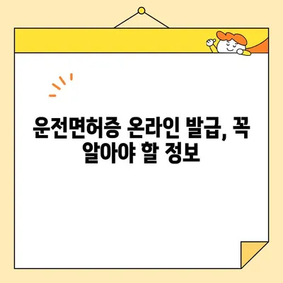 운전면허증 인터넷 발급 수수료 확인 및 납부 방법 | 온라인 발급, 수수료 안내, 간편 결제
