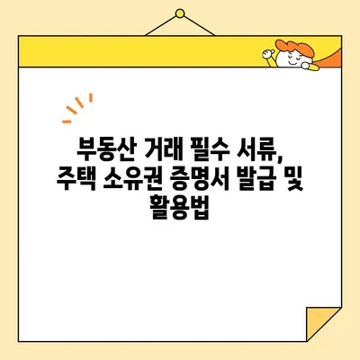 주택 소유권 증명서 인터넷 발급 후 서류 회수, 어떻게 해야 할까요? | 발급 취소, 재발급, 주택법, 부동산