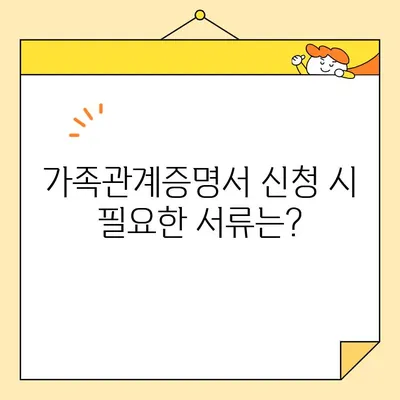 정부24 가족관계증명서 인터넷, 핸드폰 발급 완벽 가이드 | 온라인 발급, 모바일 발급, 신청 방법, 필요 서류