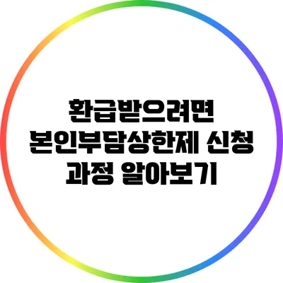 환급받으려면? 본인부담상한제 신청 과정 알아보기