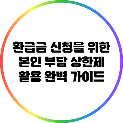 환급금 신청을 위한 본인 부담 상한제 활용 완벽 가이드